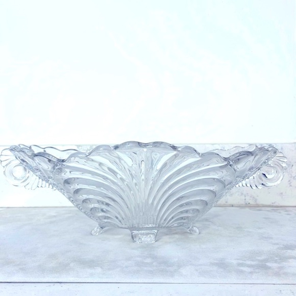 Caprice Pattern Large 12.5” Oval Console Bowl Cambridge Glass Co. Circa 1930’s